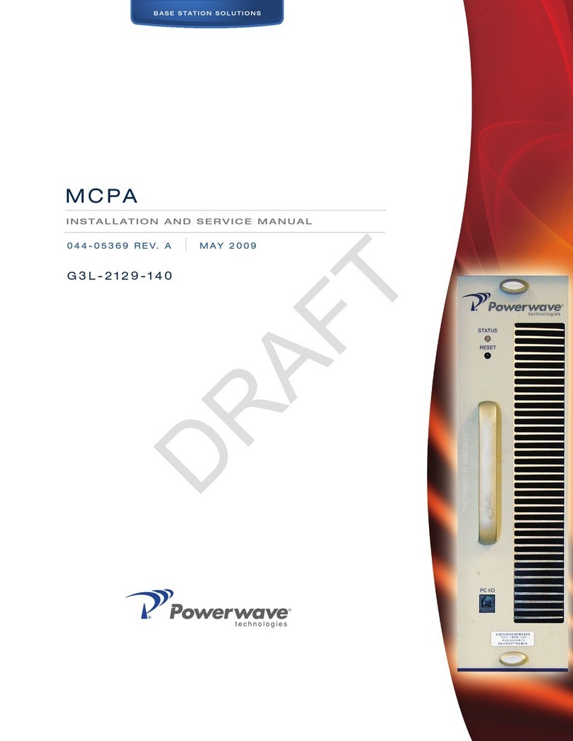 Powerwave Technologies G3L-2129-140 Manual