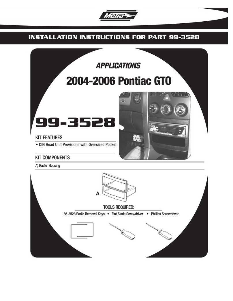 Metra Electronics 99-3528 User manual