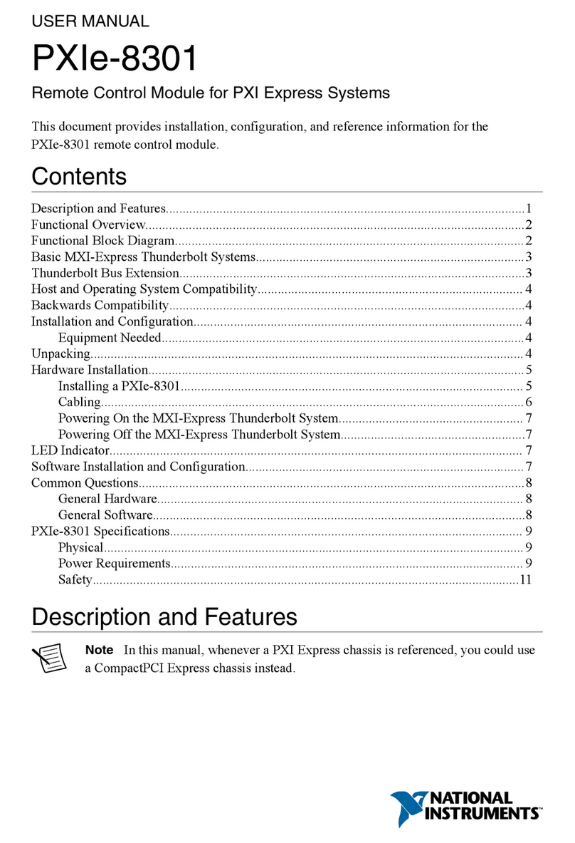 National Instruments PXIe-8301 user manual