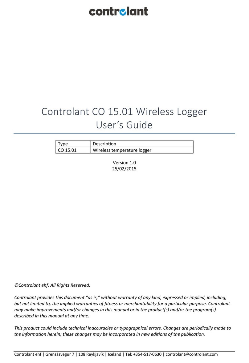 Controlant CO 15.01 user guide