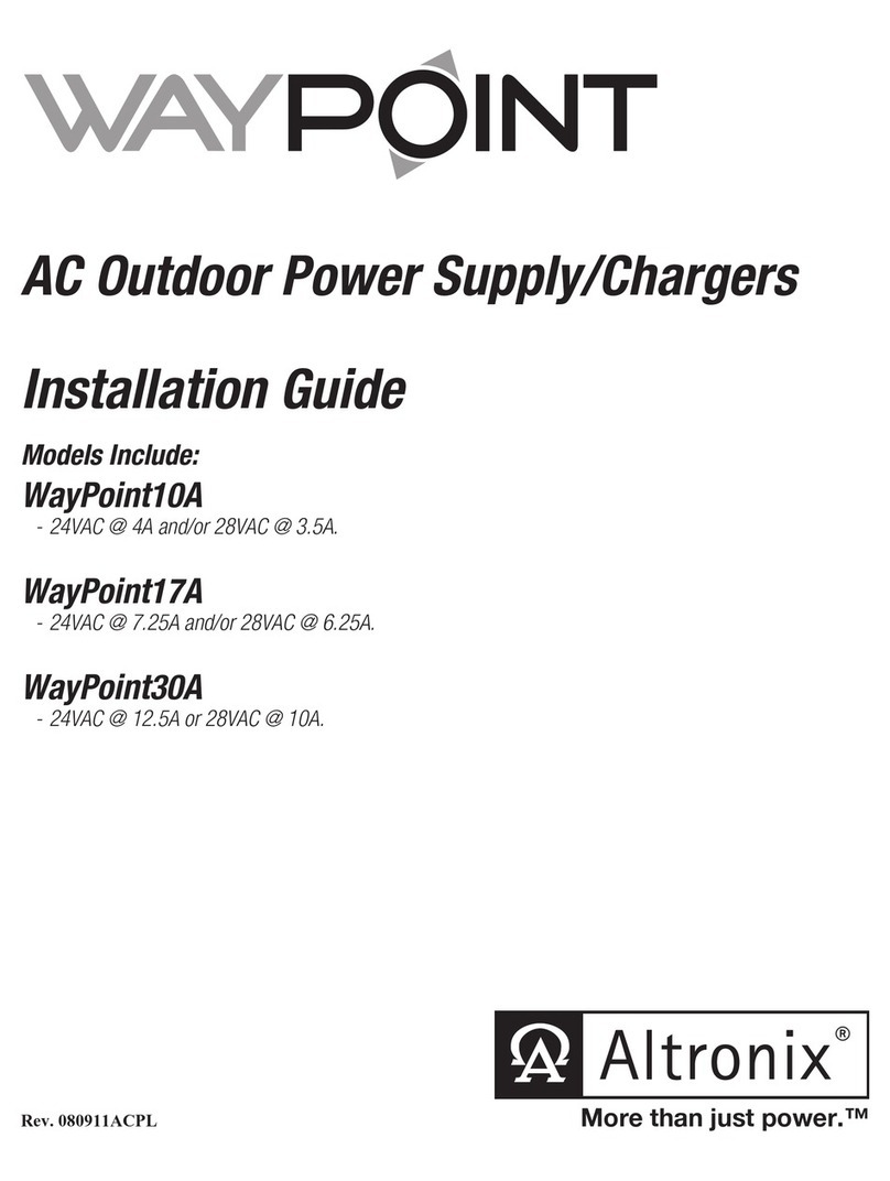 Altronix WayPoint17A User manual