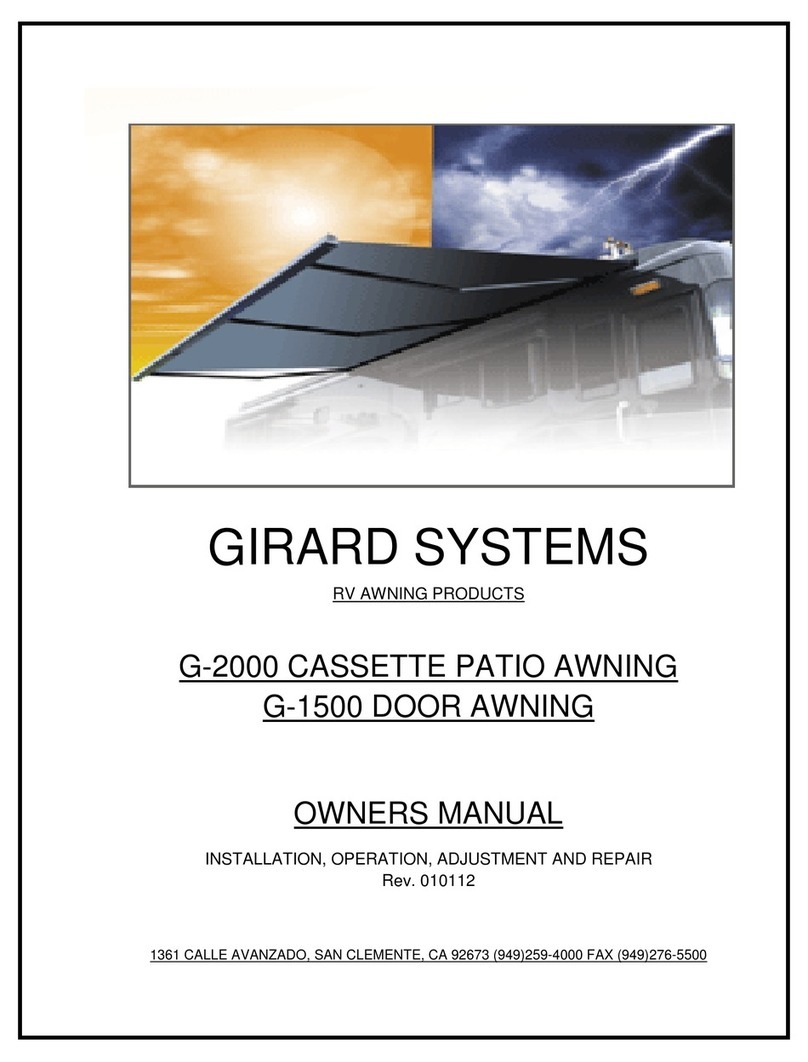 Girard Products G-2000 owner's manual