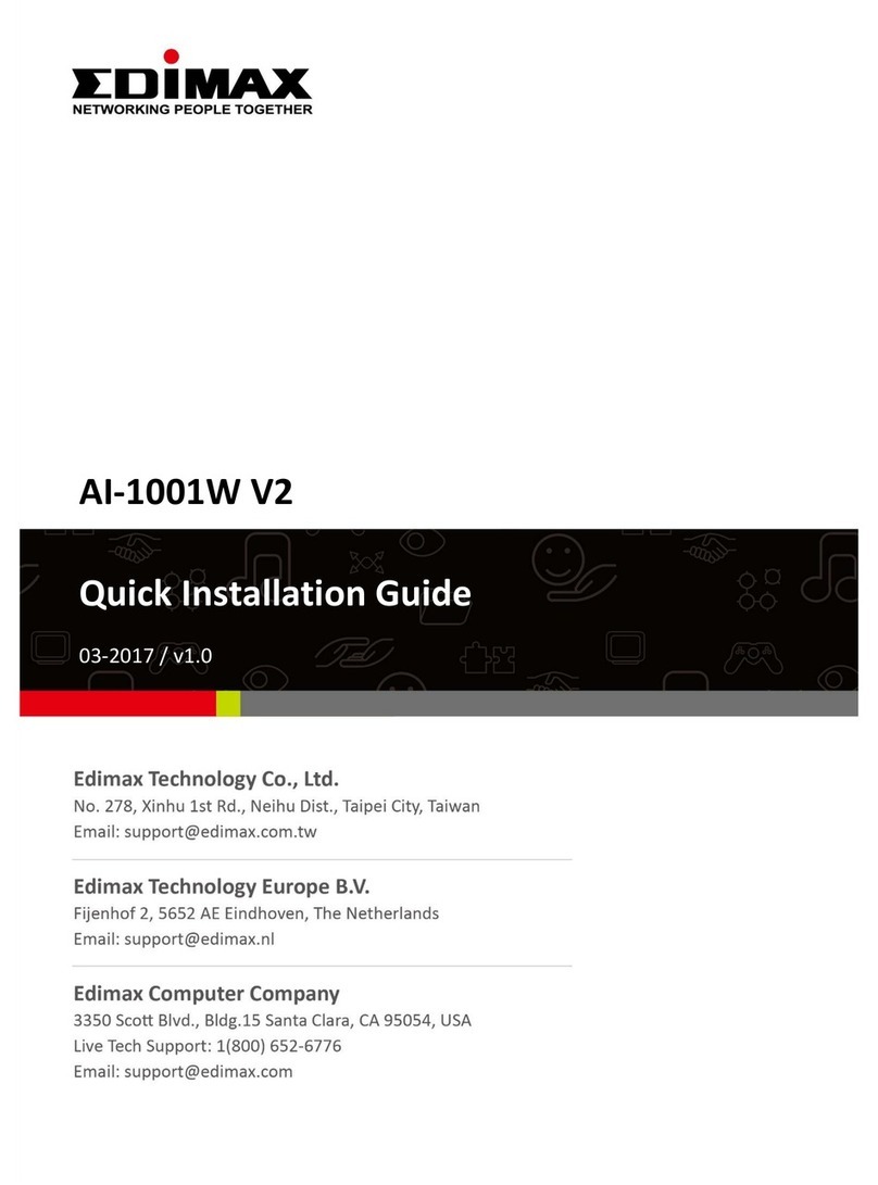 Edimax AI-1001W V2 Quick installation guide