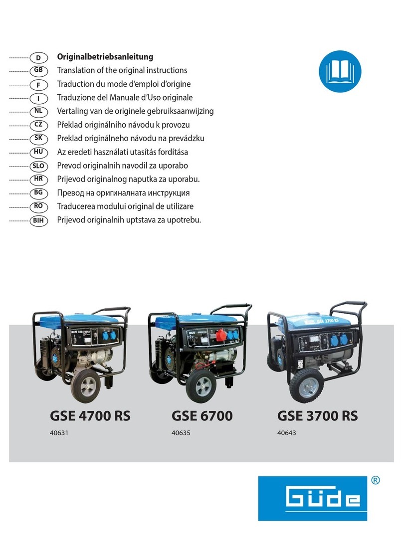Gude GSE 4700 RS Original instructions