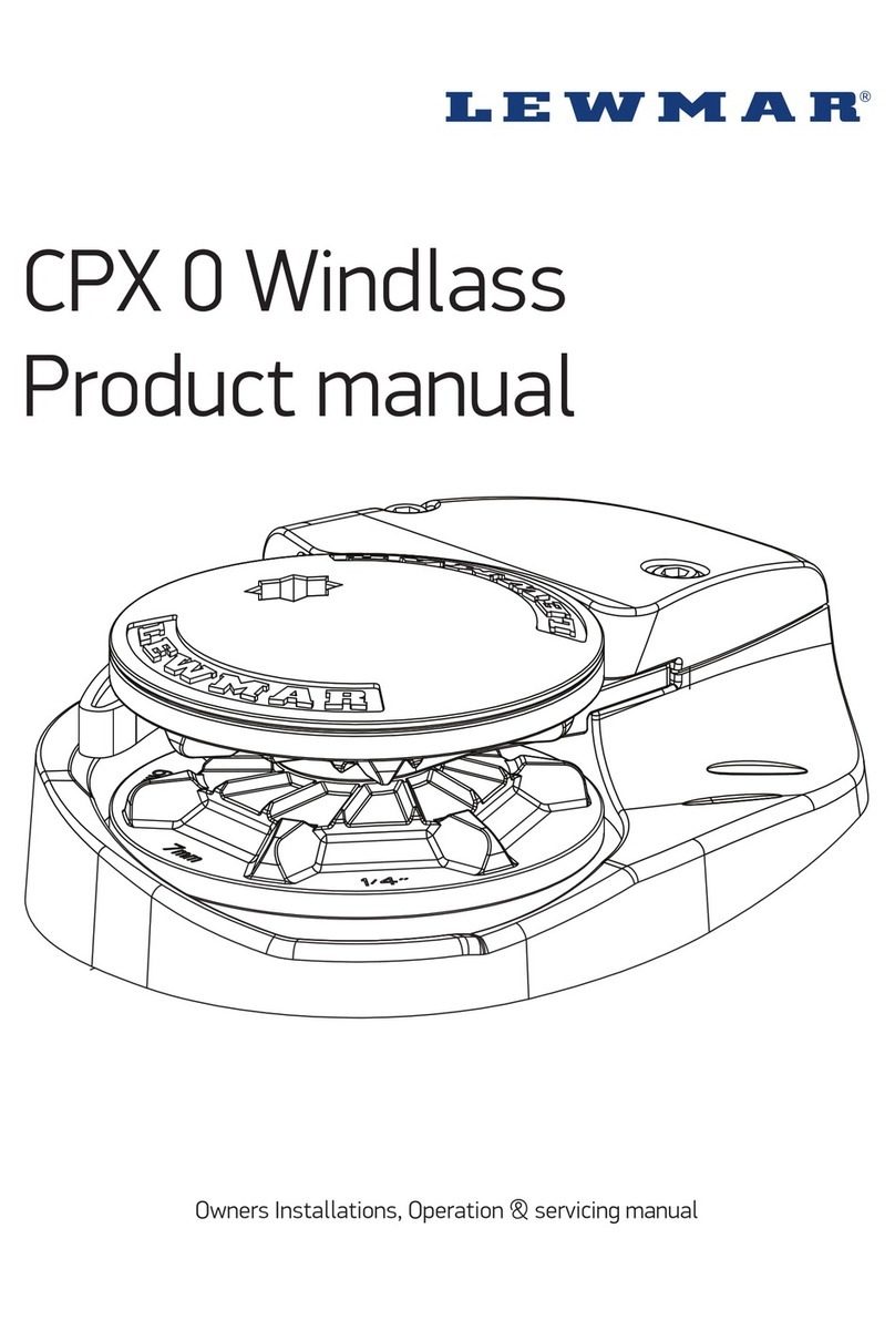 Lewmar CPX0- 500W product manual