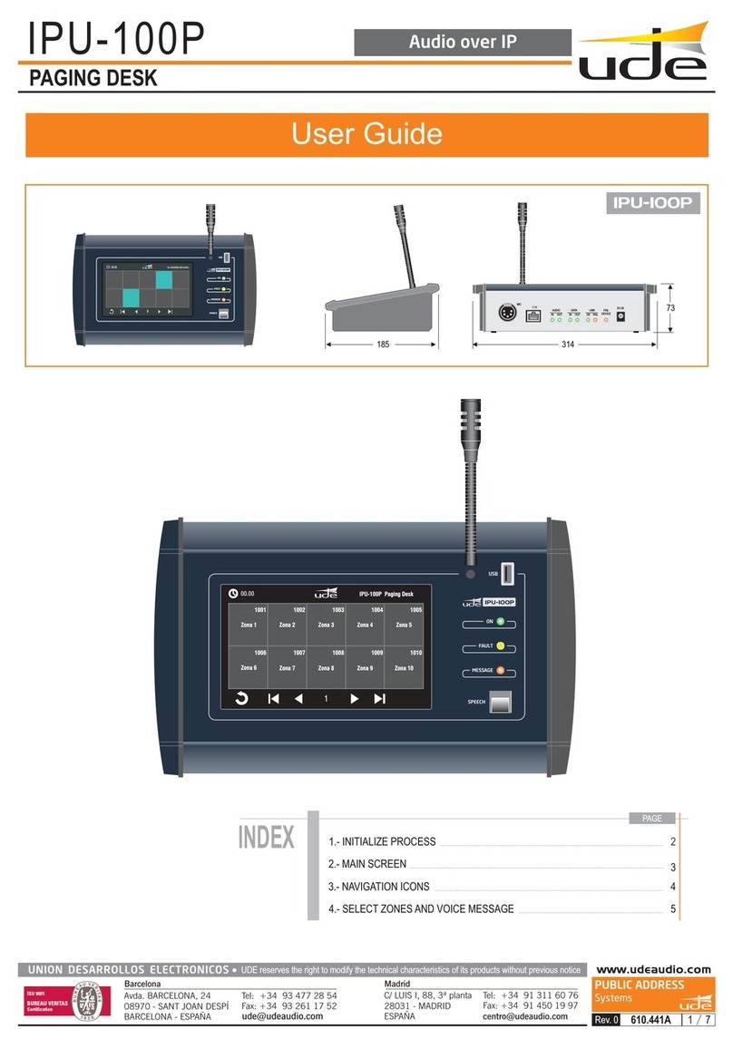 Ude IPU-100P user guide