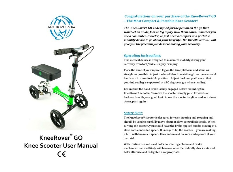 KneeRover GO User manual