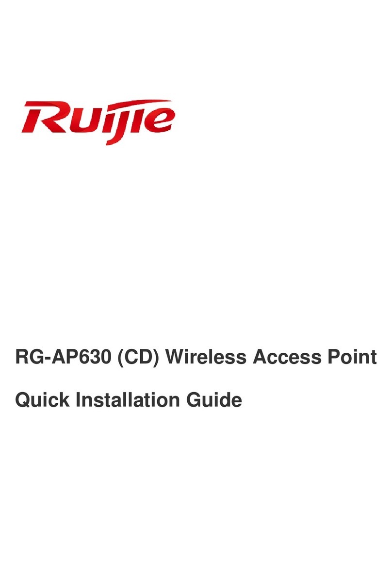 Ruijie Networks RG-AP630 CD User manual