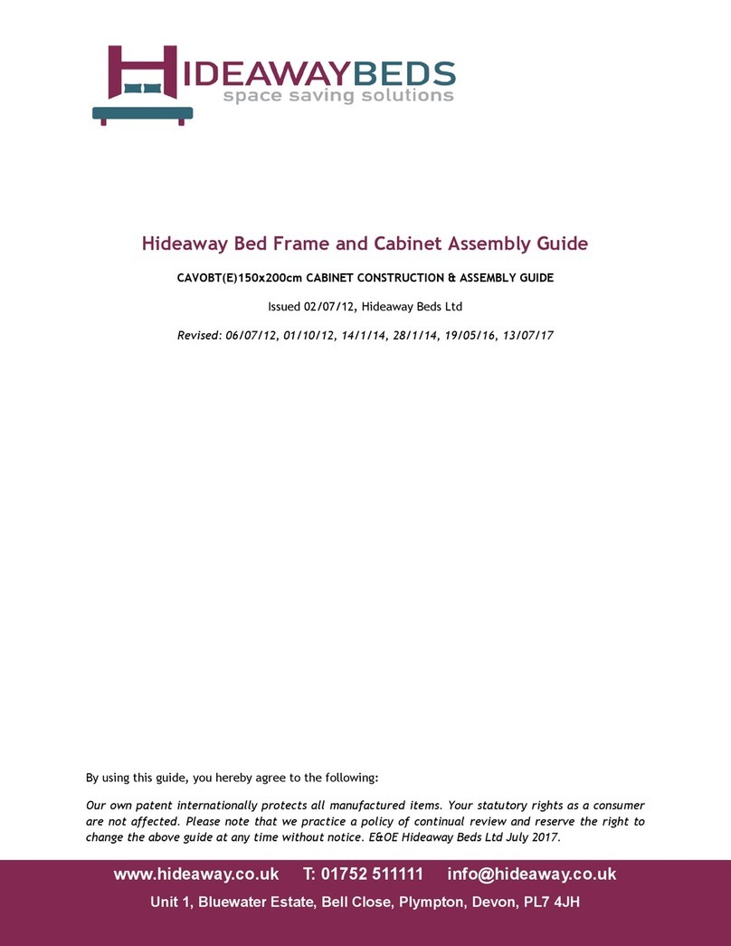 Hideawaybeds CAVOBT(E) Assembly guide