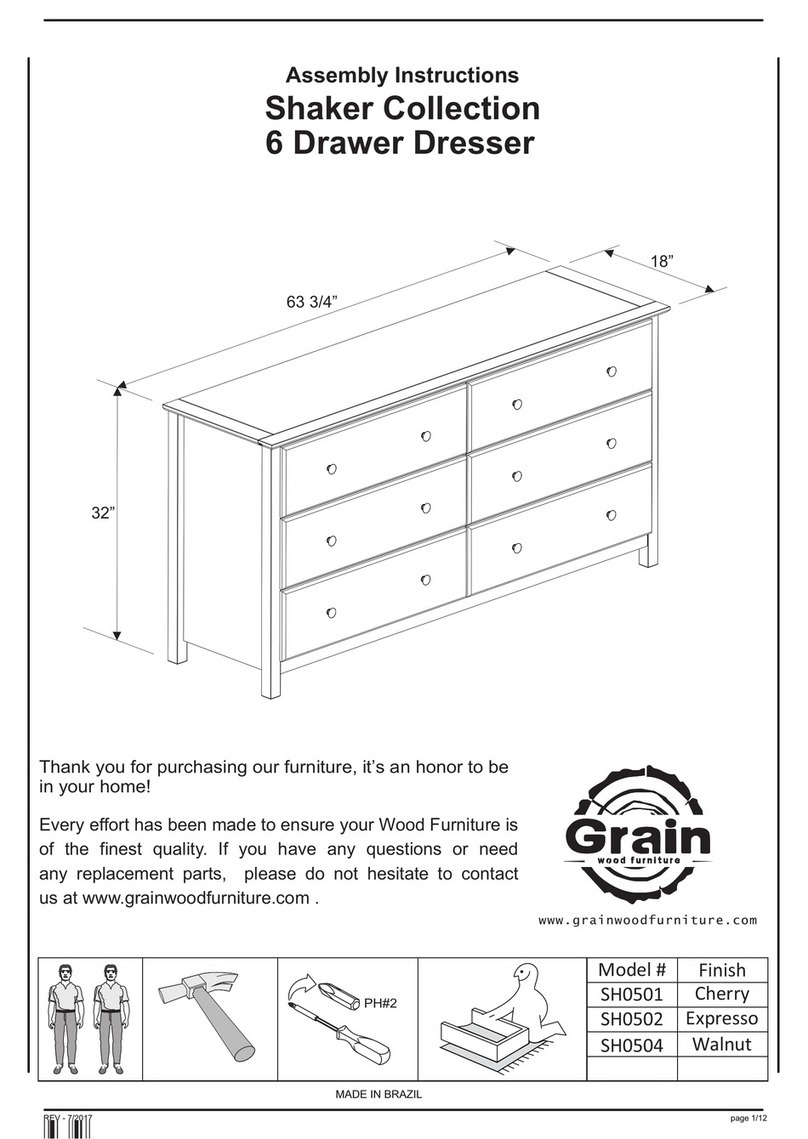 Grain SH0501 Assembly instructions