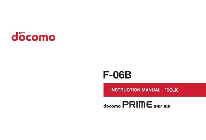 Docomo F-06B User manual Docomo F-06B User manual
