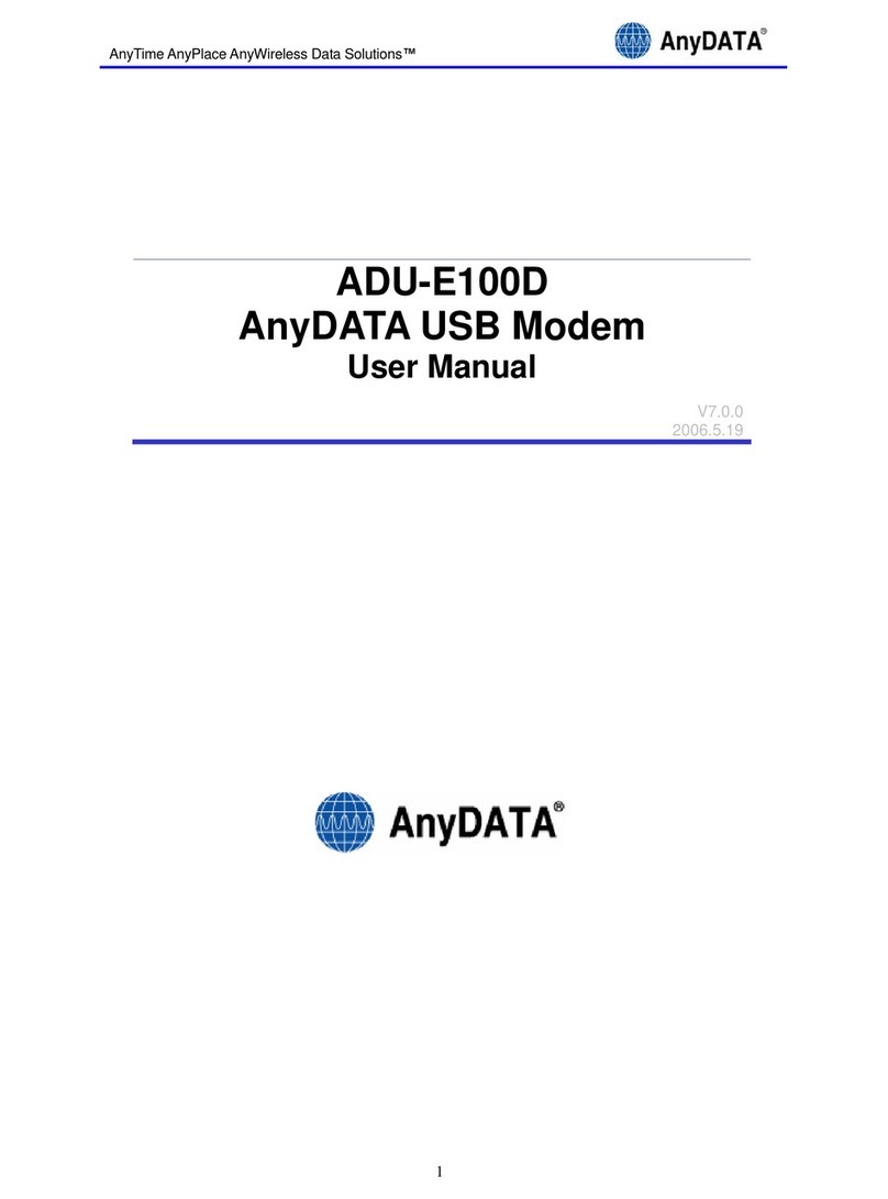 AnyDATA ADU-E100D user manual
