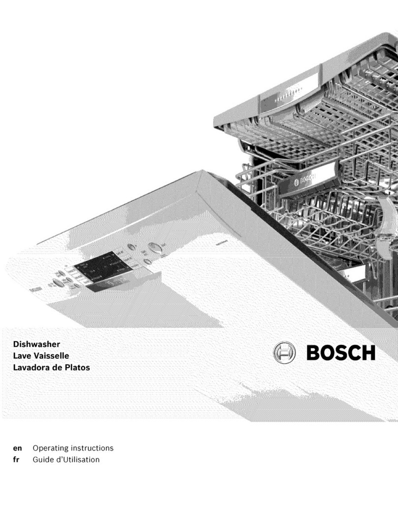 Bosch SHEGER55UC operating instructions
