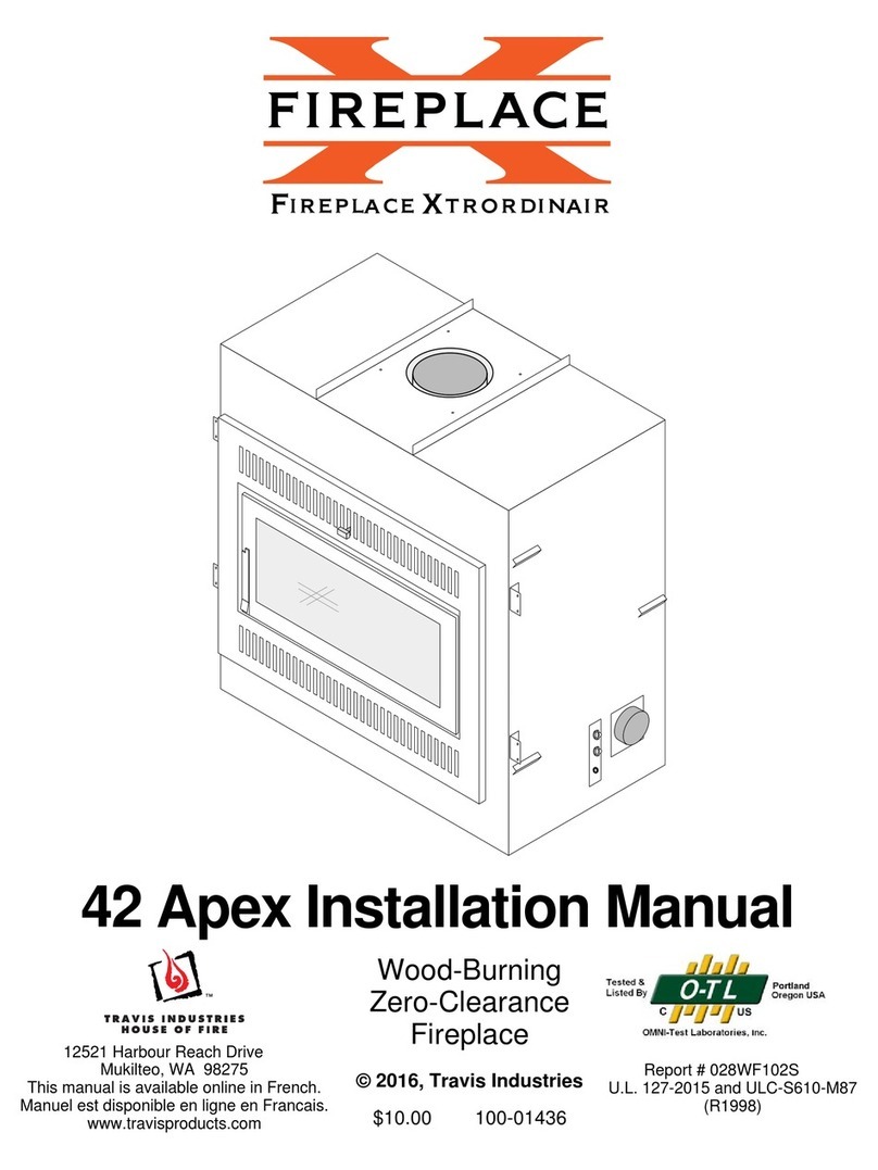 Fireplace 42 Apex User manual