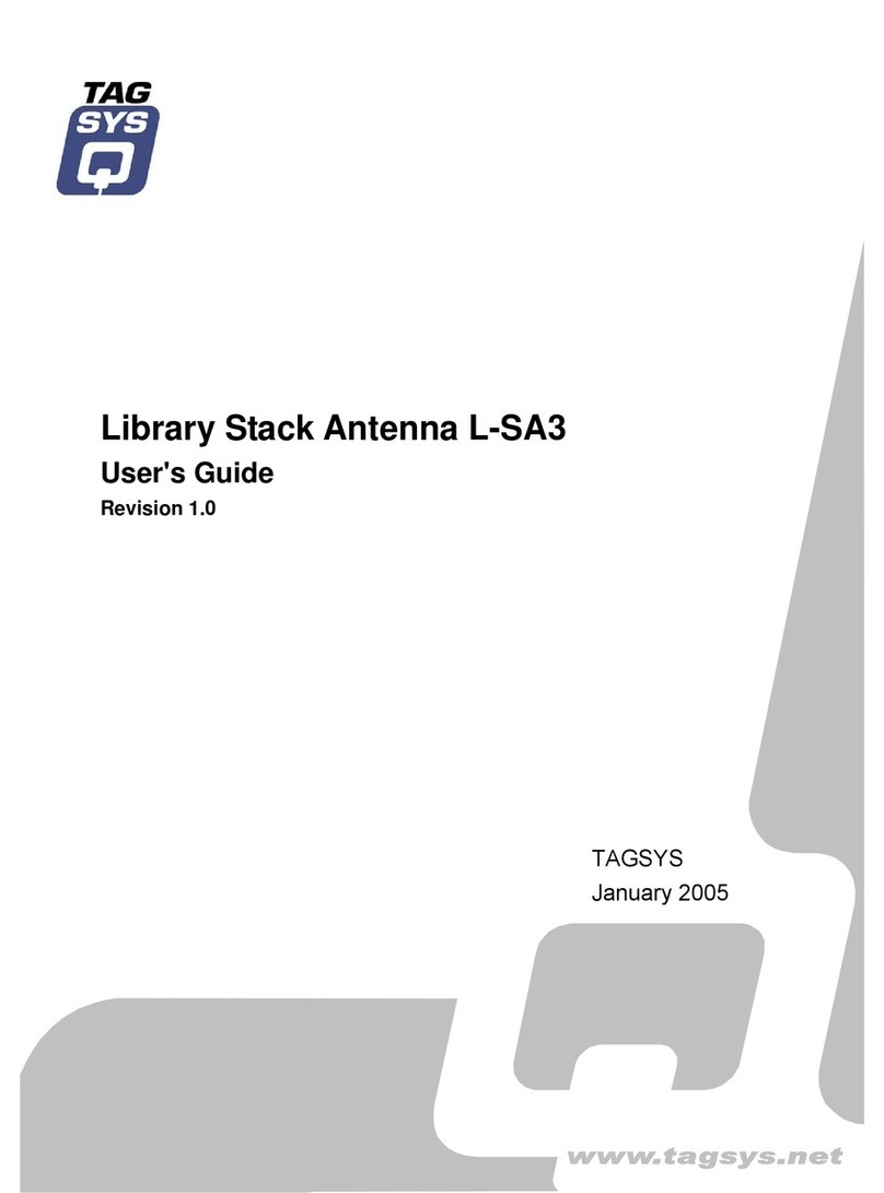 Tag sys L-SA3 user guide Tag sys L-SA3 user guide