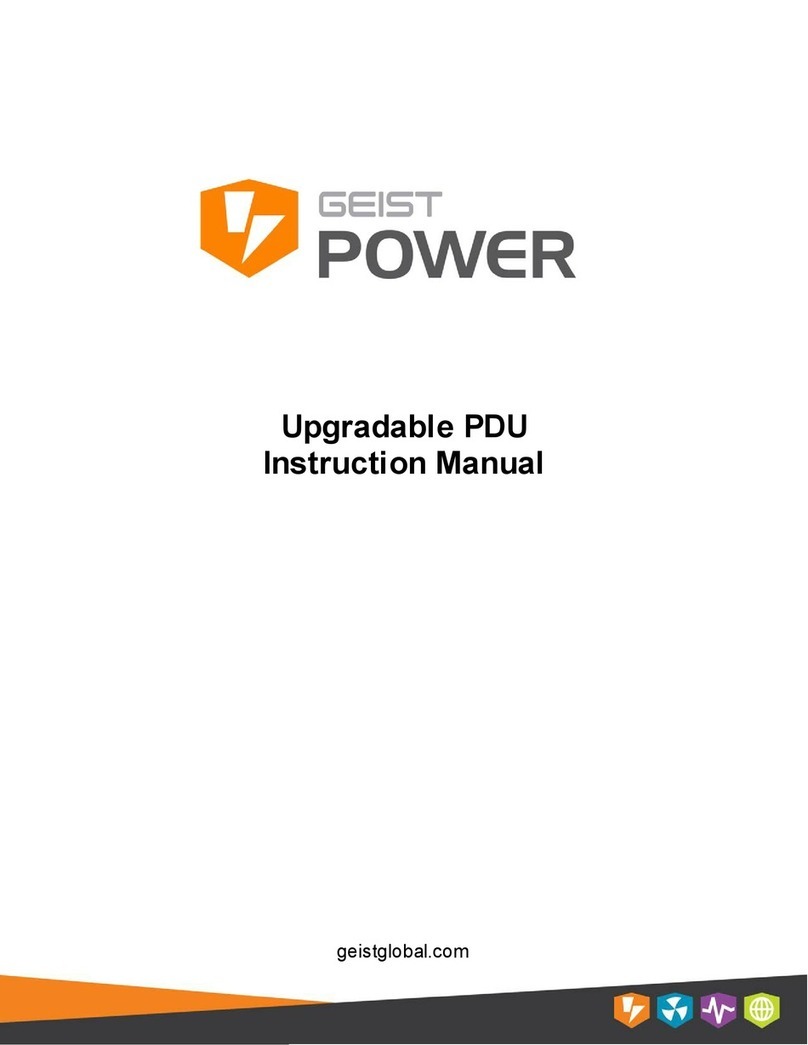Geist Upgradable PDU instruction manual