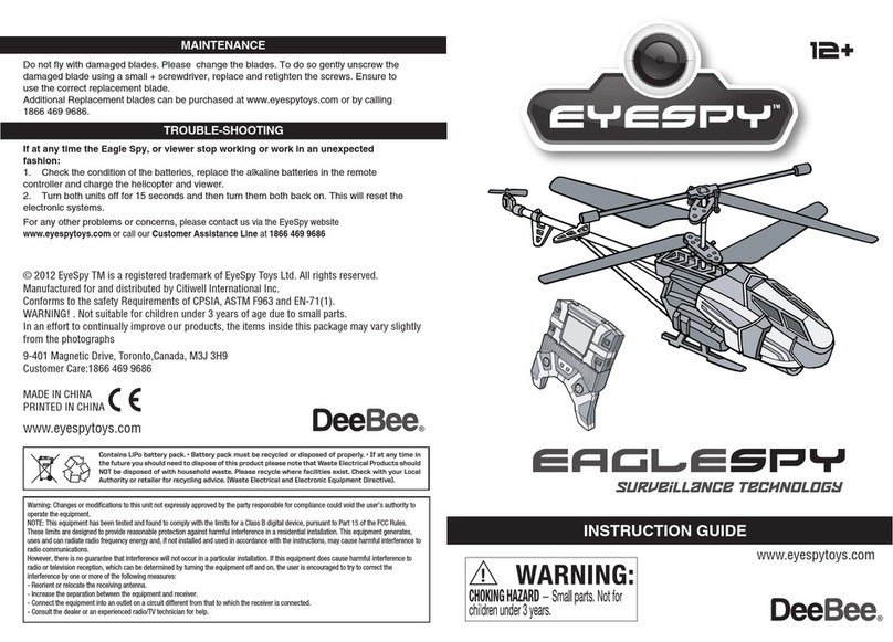 DeeBee EagleSPY Instruction guide