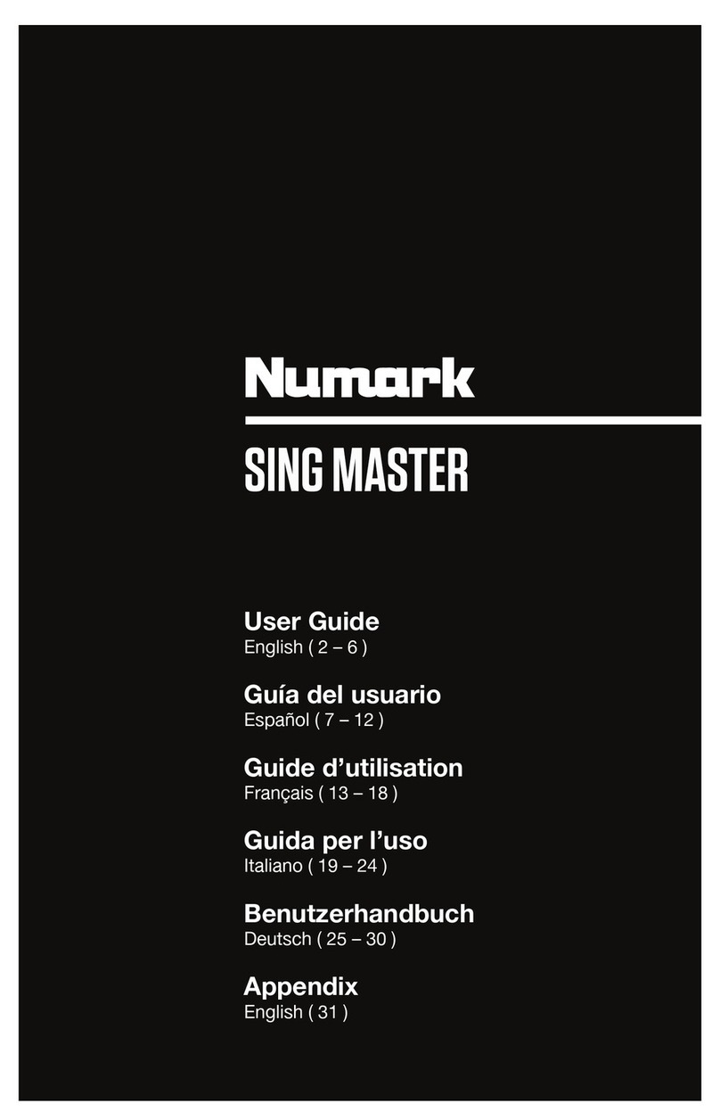 Numark SingMaster user guide