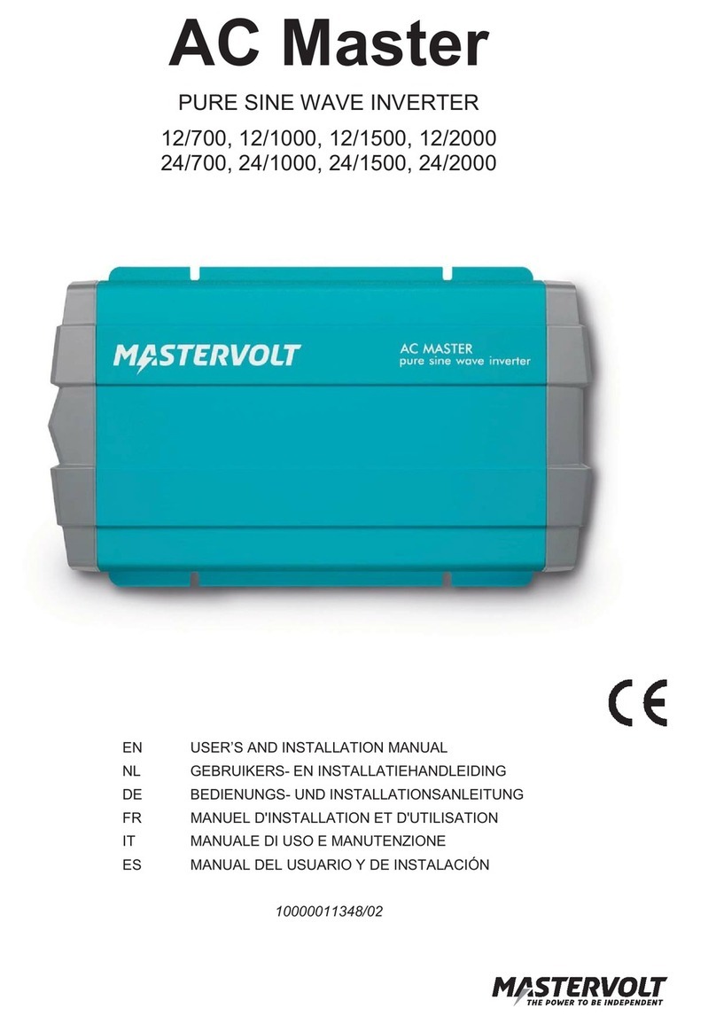 Mastervolt AC Master 700 Operating manual