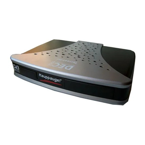 Hauppauge DEC 2000-t Installation and reference manual Hauppauge DEC 2000-t Installation and reference manual