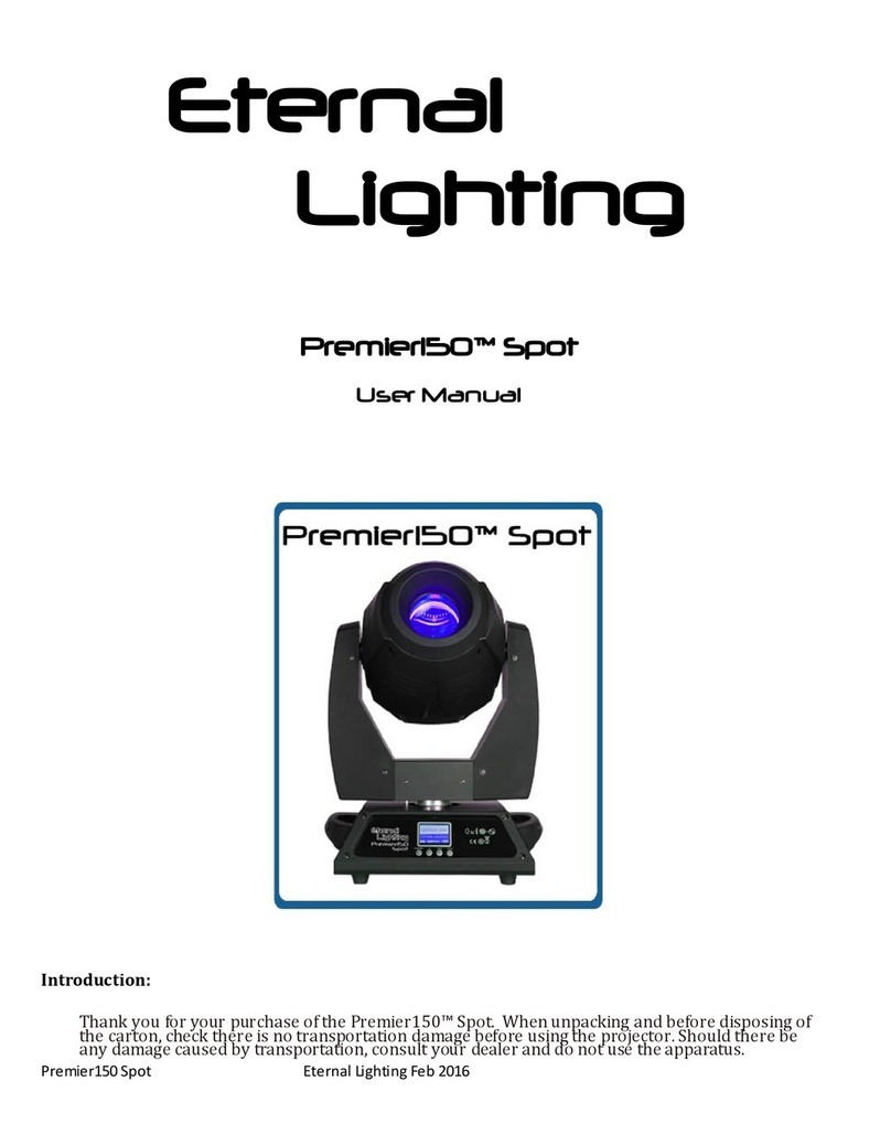 Eternal Lighting Premier150 Spot user manual