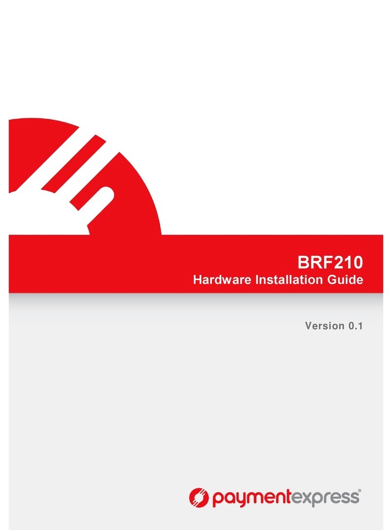 Payment Express BRF210 Hardware installation guide Payment Express BRF210 Hardware installation guide