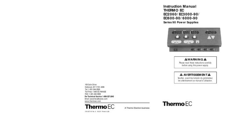 Thermo EC EC600-90 instruction manual