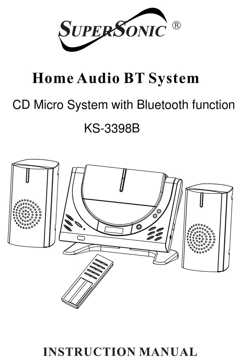 Supersonic KS-3398B instruction manual