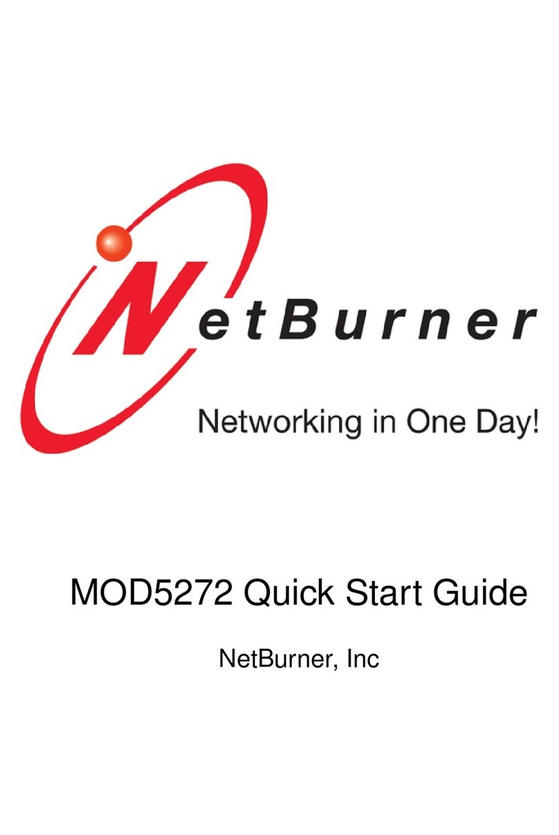 NetBurner MOD5272 quick start guide NetBurner MOD5272 quick start guide