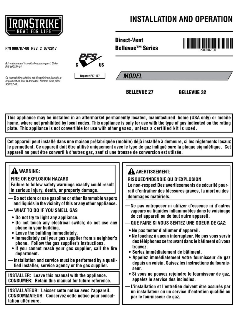 IronStrike BELLEVUE 27 Owner's manual