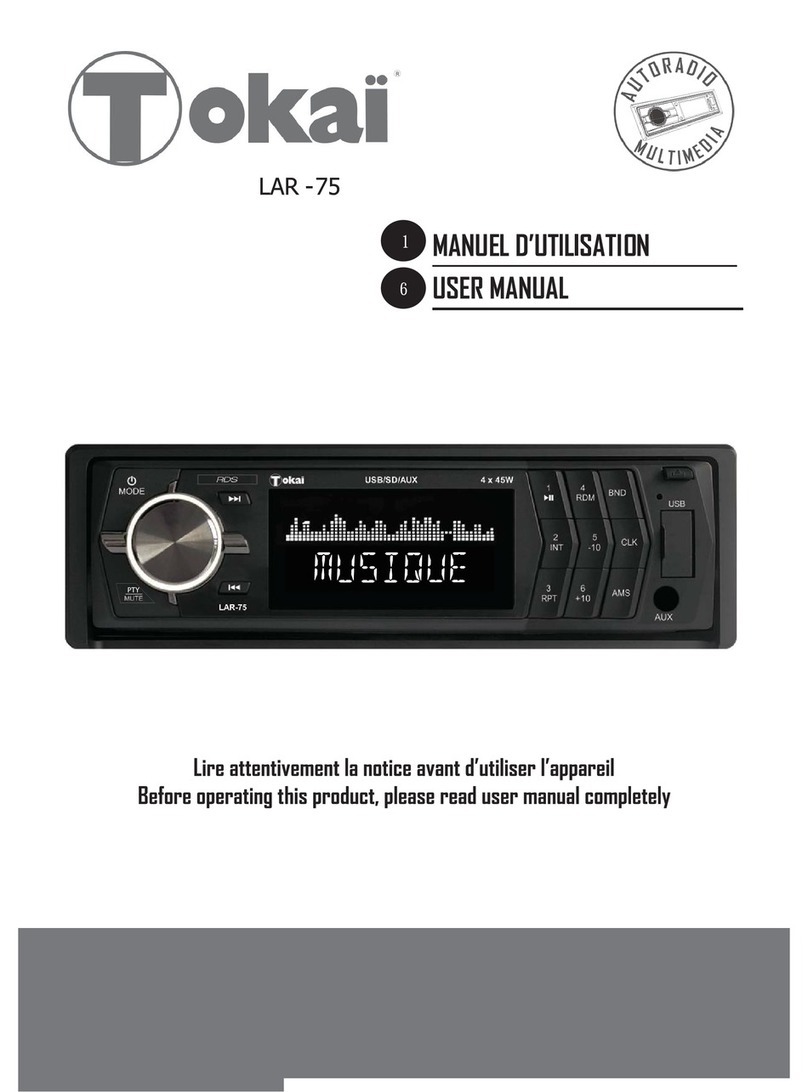 Tokai LAR-75 Installation and operation manual Tokai LAR-75 Installation and operation manual