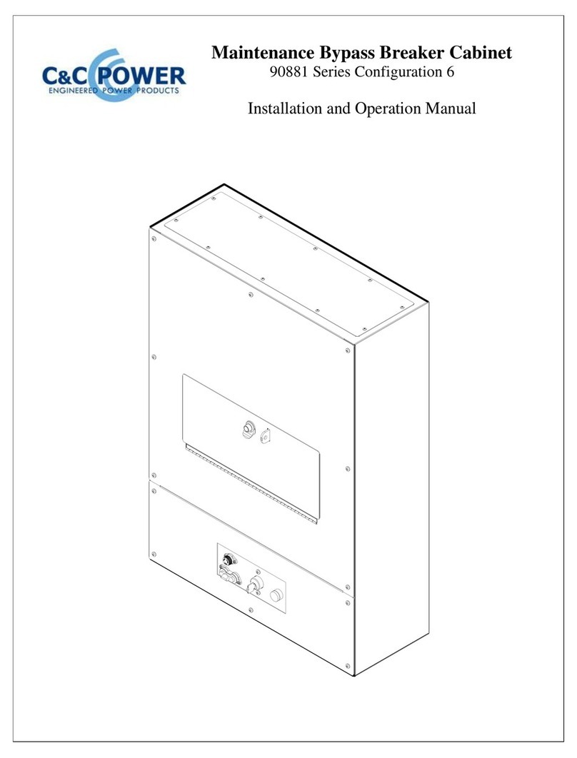 C&C Power 90881 Series Installation and operation manual