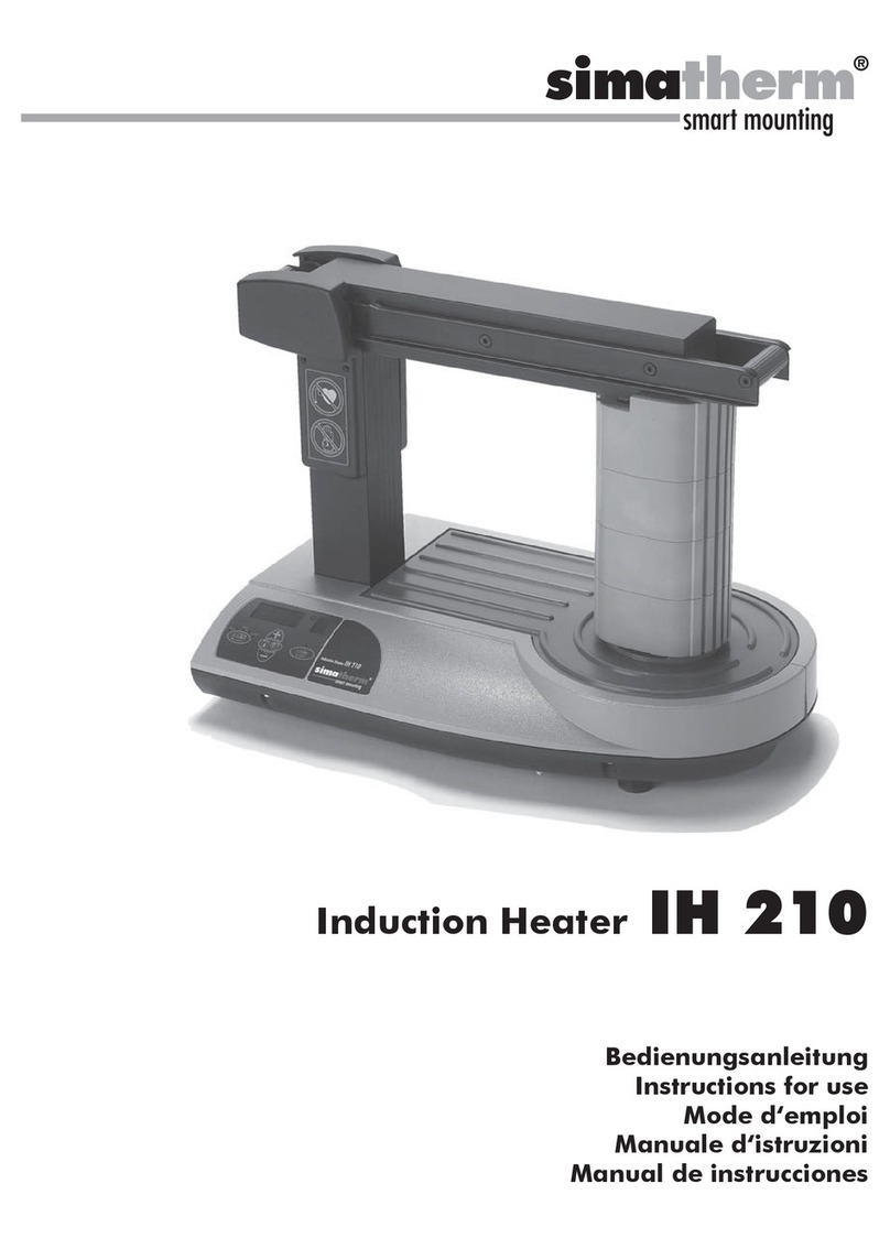 simatherm IH 210 User manual simatherm IH 210 User manual