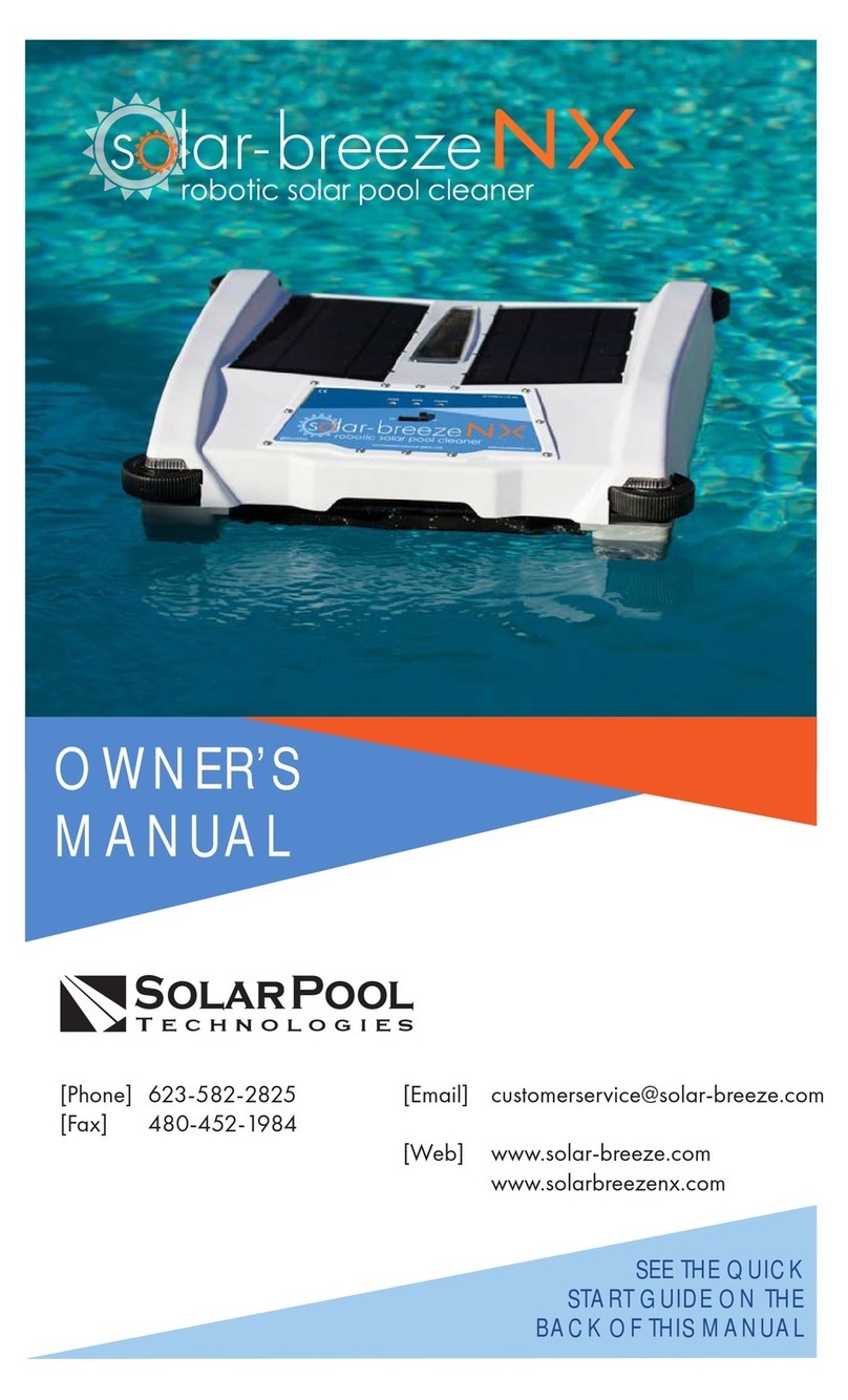 SolarPool Solar-breeze NX owner's manual