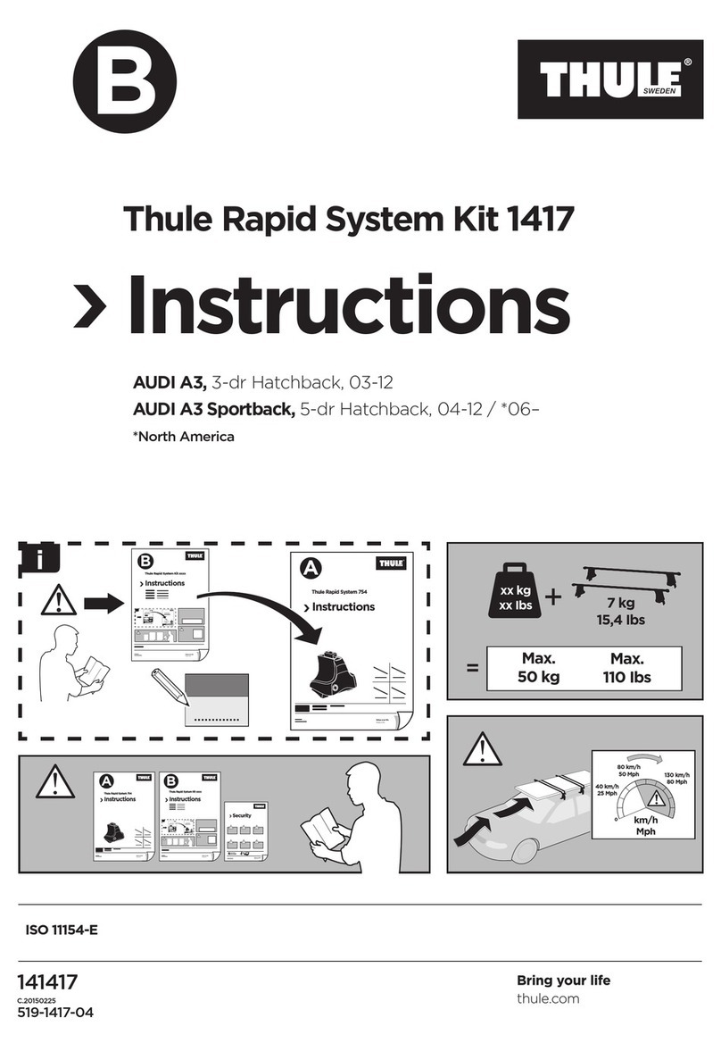 Thule 1417 User manual