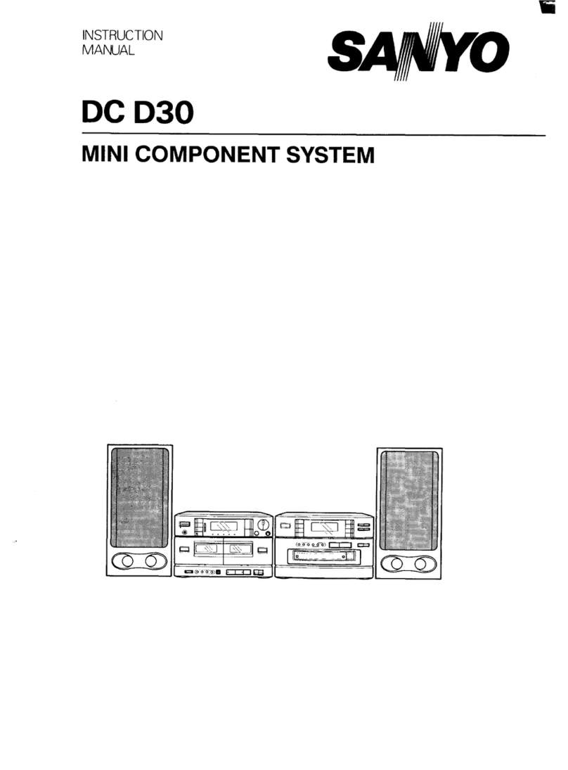 Sanyo DC D30 instruction manual