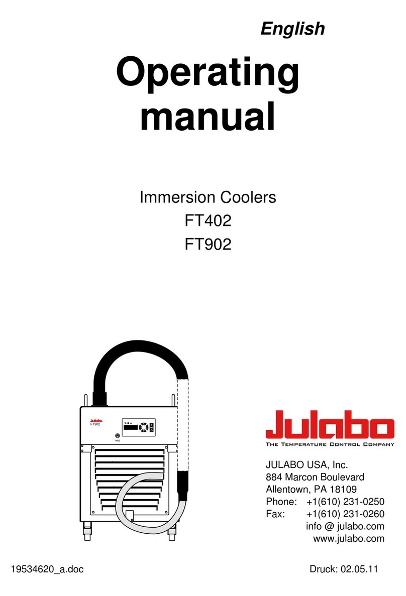 Julabo FT402 operating manual