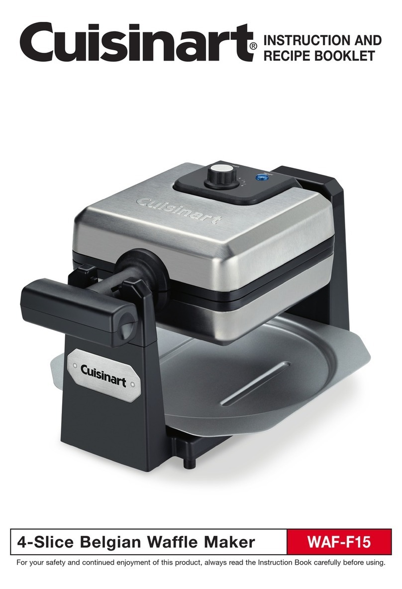 Cuisinart WAF-F15 Instruction booklet
