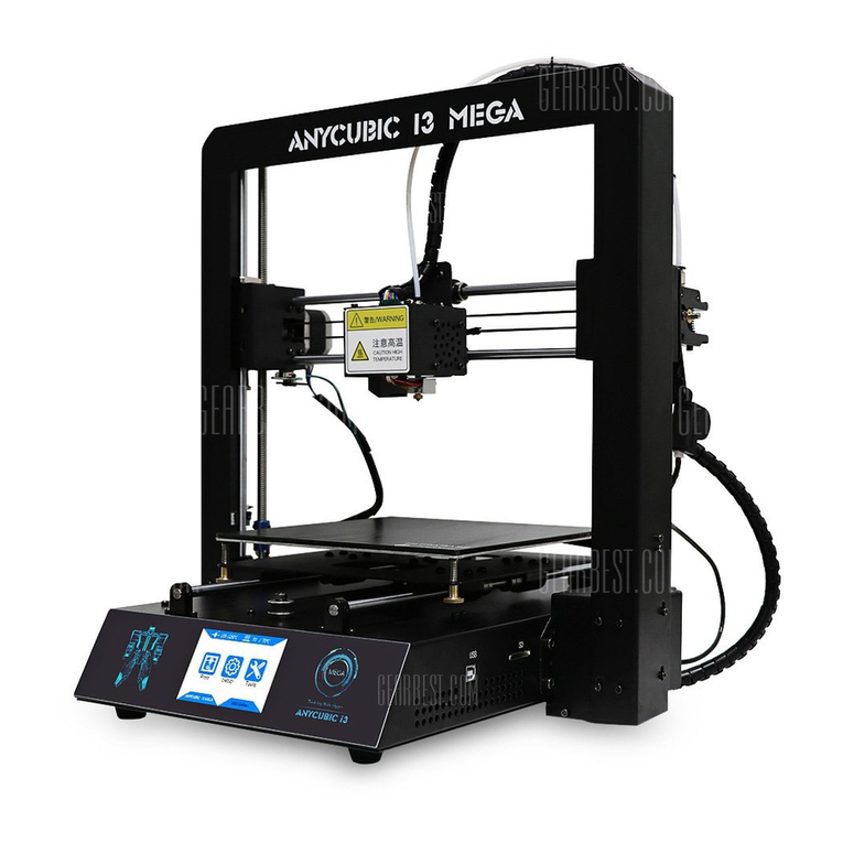 AnyCubic i3 MEGA User manual