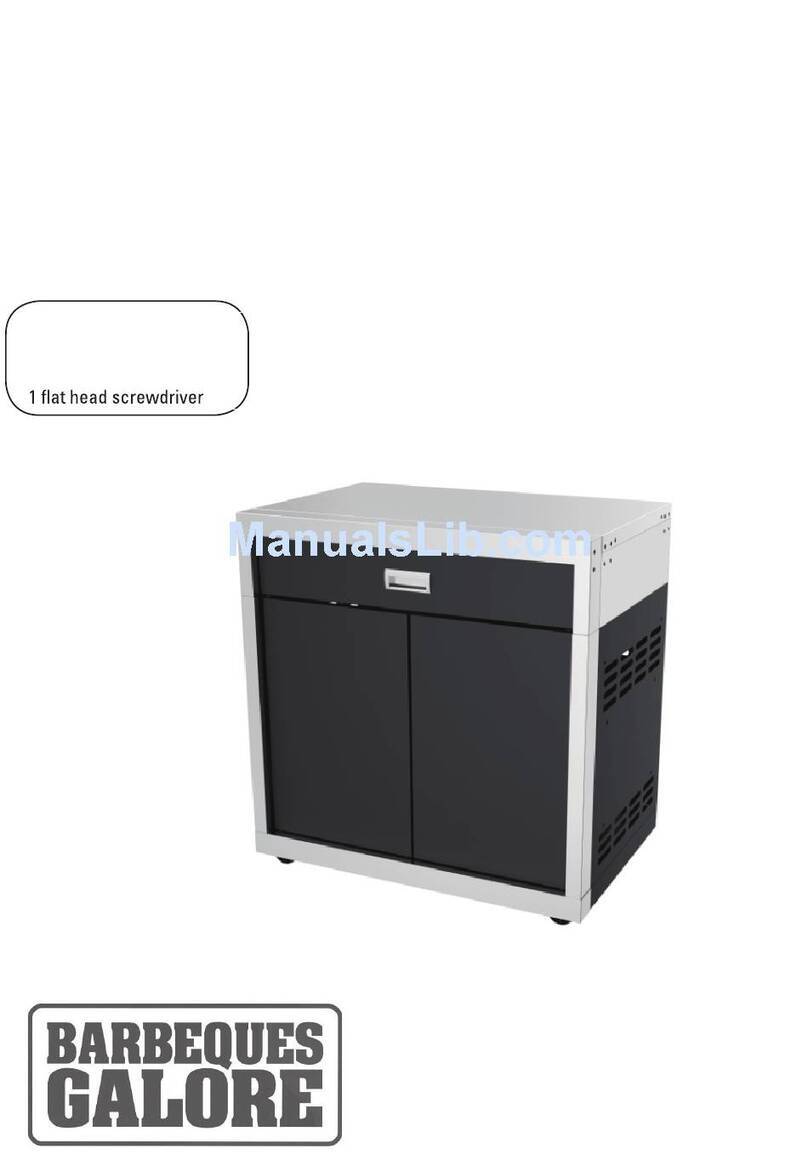 Barbeques Galore CDBL User manual