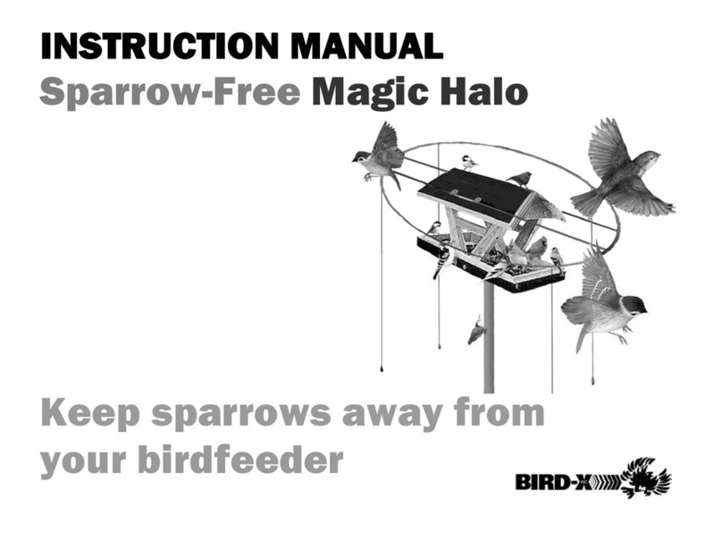 Bird-X Sparrow-Free Magic Halo instruction manual