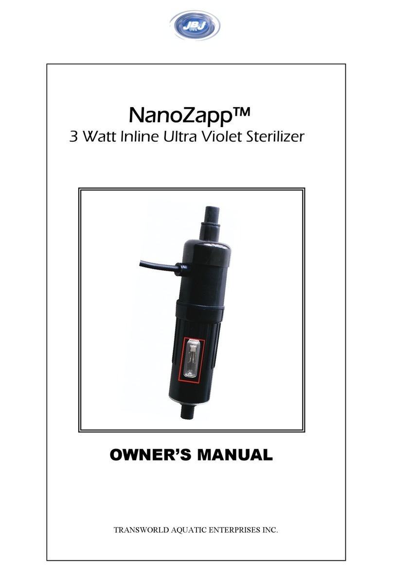 TransWorld Aquatic MT-NZ3 owner's manual