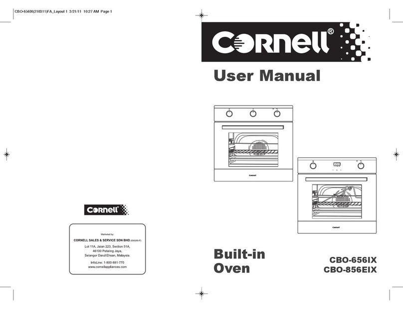 Cornell CBO-856EIX User manual