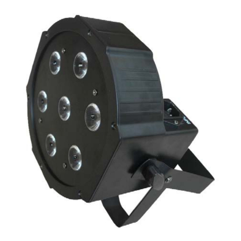 Adkins LED-7x10W-RGBW-FlatPar user manual