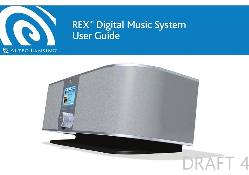 Altec Lansing REX user guide