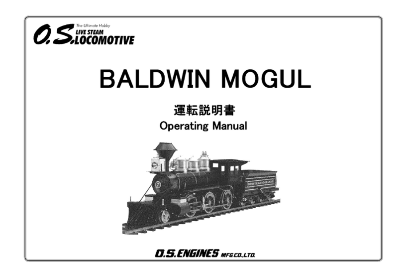 O.S. engine BALDWIN MOGUL operating manual