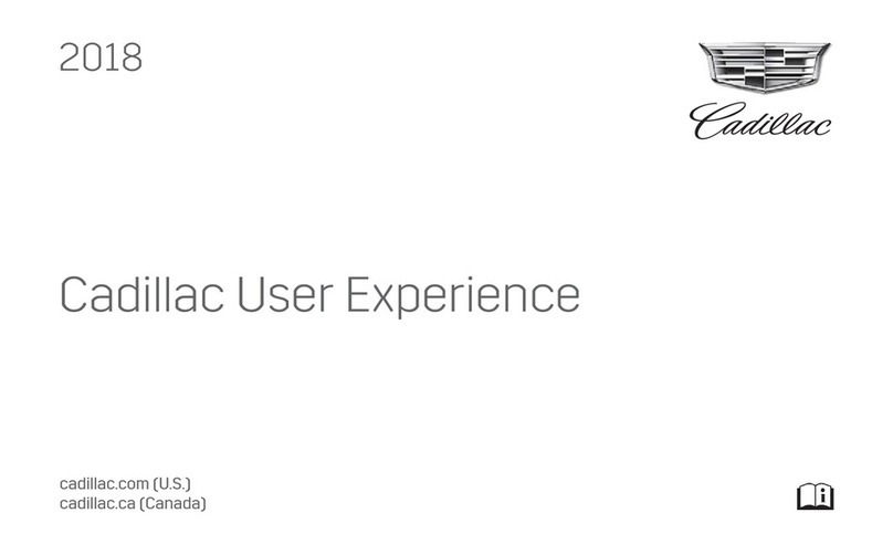 Cadillac User Experience2018 User manual