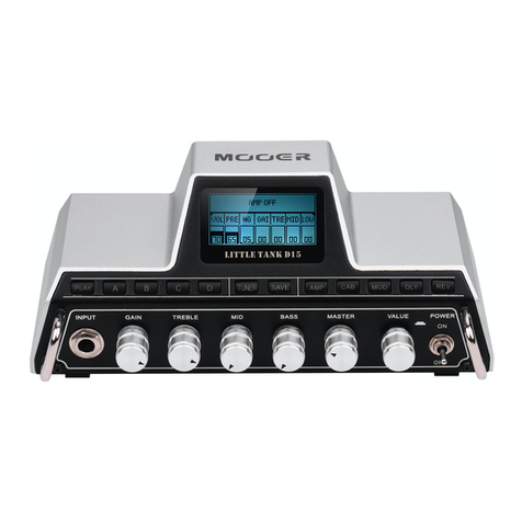 Mooer LITTLE TANK D15 User manual
