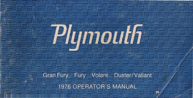 Plymouth Gran Fury1976 User manual Plymouth Gran Fury1976 User manual