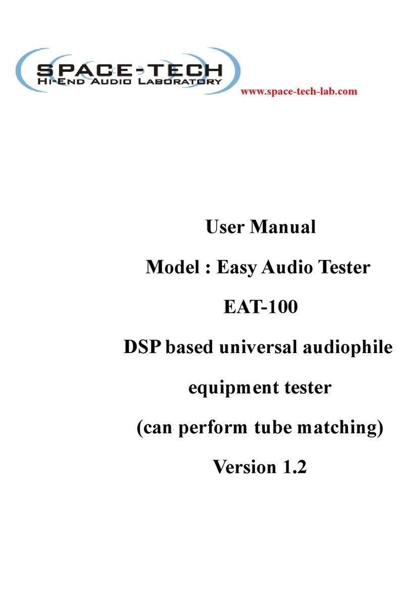 Space Tech Easy Audio Tester user manual